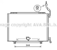 AVA QUALITY COOLING fd5610 -  Конденсатор, кондиционер